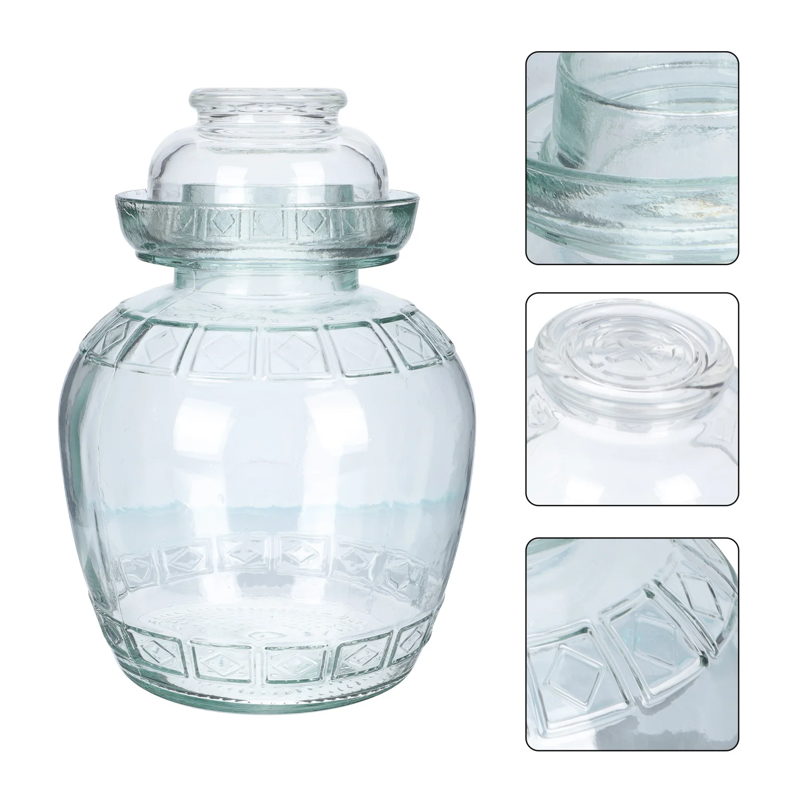 1 Set Glass Kombucha Jar Clear Sake Bottle Fermentation Crock Jar Jillmo Fermentation Kit Airlock Jar Glass Fermentation Jar
1 Set Glass Kombucha Jar Clear Sake Bottle Fermentation Crock Jar Jillmo Fermentation Kit Airlock Jar Glass Fermentation Jar