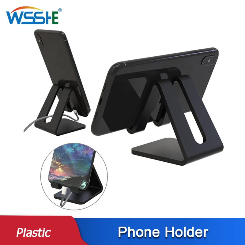 

Phone Holder Stand Plastic Mobile Smartphone Support Tablet Mount For Iphone 13 Pro IPad Desk CellPhone Bracket Portable Holders