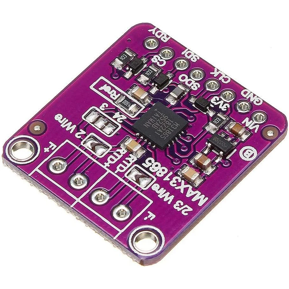 3.3V MAX31865 RTD Resistance Temperature Detector Module PT100-PT1000 Converter Board Temperature Thermocouple Sensor
3.3V MAX31865 RTD Resistance Temperature Detector Module PT100-PT1000 Converter Board Temperature Thermocouple Sensor