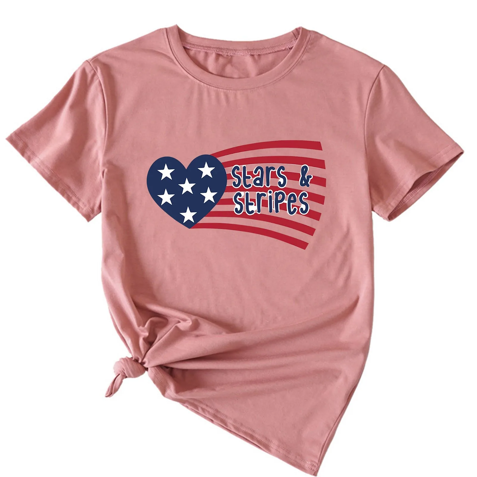 Personality Design Independence Day Printed T Shirt Women's Summer Short Sleeve Top Medium T Shirt Stretch Tee
Personality Design Independence Day Printed T Shirt Women's Summer Short Sleeve Top Medium T Shirt Stretch Tee