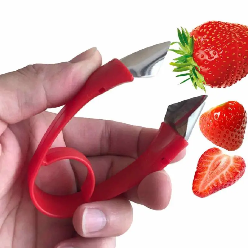 Strawberry Hullers Tool Metal Plastic Fruit Leaf Remover Tomato Stalks Strawberry Knife Stem Remover Gadget Kitchen Cooking Tool
Strawberry Hullers Tool Metal Plastic Fruit Leaf Remover Tomato Stalks Strawberry Knife Stem Remover Gadget Kitchen Cooking Tool