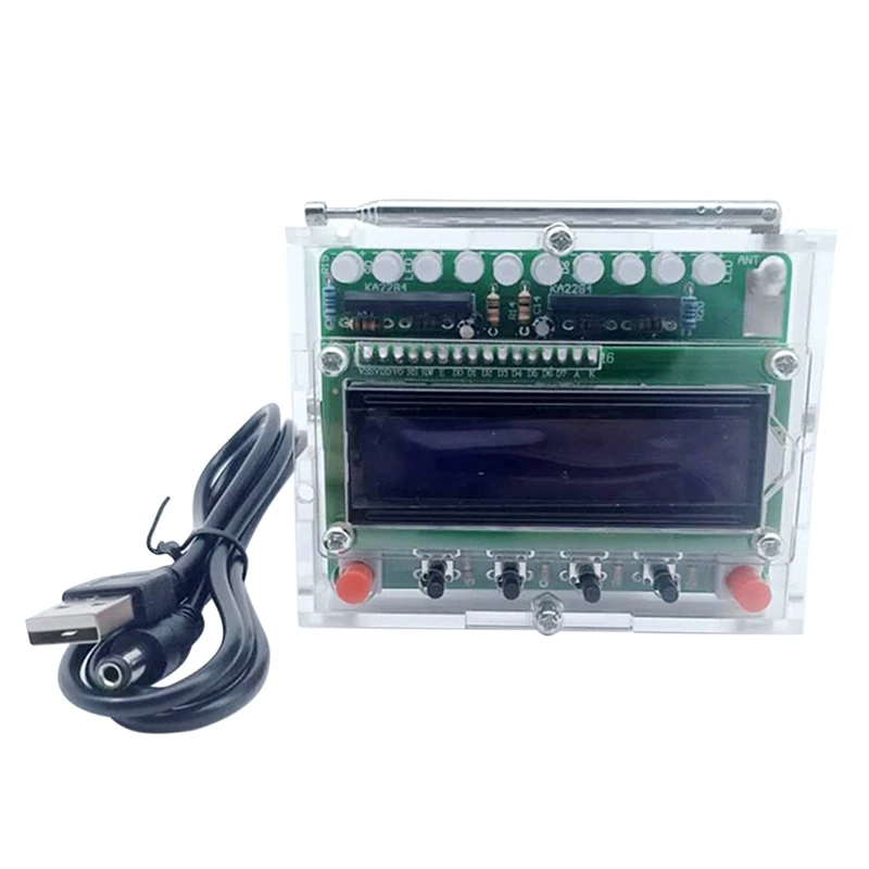 DIY Radio Electronic Kit Parts 51 Single-Chip FM Digital Audio Machine Level Indication Can Be Controlled Individually
DIY Radio Electronic Kit Parts 51 Single-Chip FM Digital Audio Machine Level Indication Can Be Controlled Individually