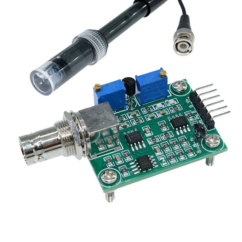 Module PH Detection Sensor 42×32×20mm 5-10mA Aquarium Controll Detector Liquid PH Value Universal High Quality
Module PH Detection Sensor 42×32×20mm 5-10mA Aquarium Controll Detector Liquid PH Value Universal High Quality