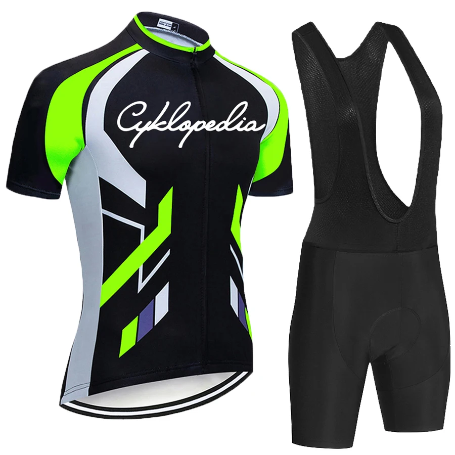 Fluorescent Green CYKLOPEDIA Cycling Jersey Bib Set Bike Clothing Ropa Ciclismo Bicycle Wear Clothes Mens Short Maillot Culotte
Fluorescent Green CYKLOPEDIA Cycling Jersey Bib Set Bike Clothing Ropa Ciclismo Bicycle Wear Clothes Mens Short Maillot Culotte