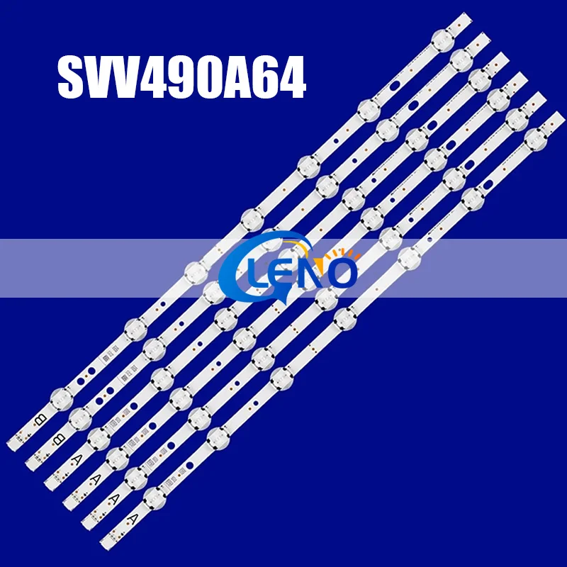 100% New 6pcs/Kit LED strips for TV 49UB8300 49R6010 49R6010U VES490QNDS 2D U12 LSC490FN02 VES490QNDL 2D U11 SVV490A64 Rev00 B
100% New 6pcs/Kit LED strips for TV 49UB8300 49R6010 49R6010U VES490QNDS 2D U12 LSC490FN02 VES490QNDL 2D U11 SVV490A64 Rev00 B