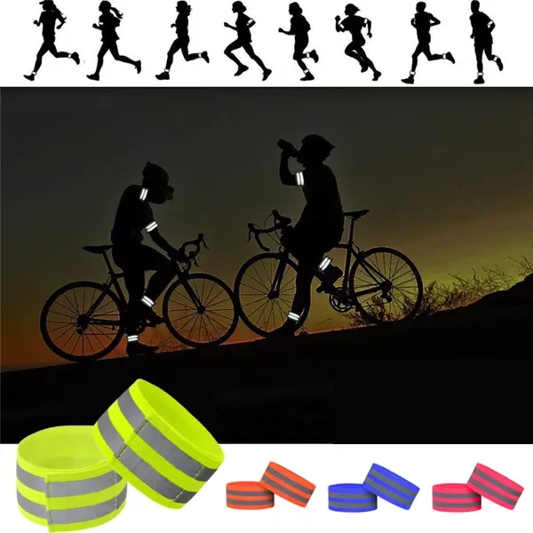 Visibility Reflective Bands on Wrist Arm Ankle Leg for Night Walking Cycling Running Safety Reflector Tape Straps Armband
Visibility Reflective Bands on Wrist Arm Ankle Leg for Night Walking Cycling Running Safety Reflector Tape Straps Armband