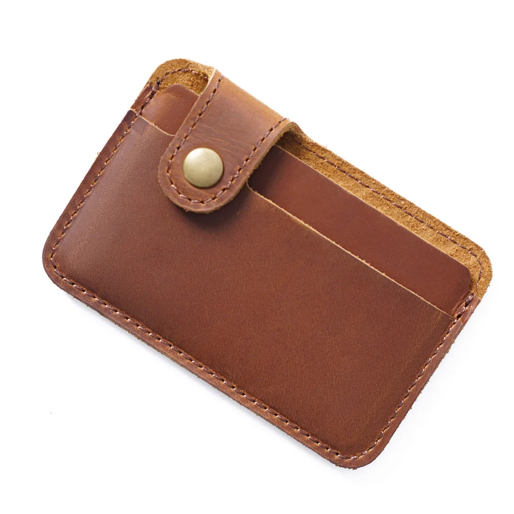 Genuine Leather Card Holder Unisex Retro Minimalist Handmade Original Ultra-Slim Cow Leather Hasp Card & ID Holders Card Bag
Genuine Leather Card Holder Unisex Retro Minimalist Handmade Original Ultra-Slim Cow Leather Hasp Card & ID Holders Card Bag