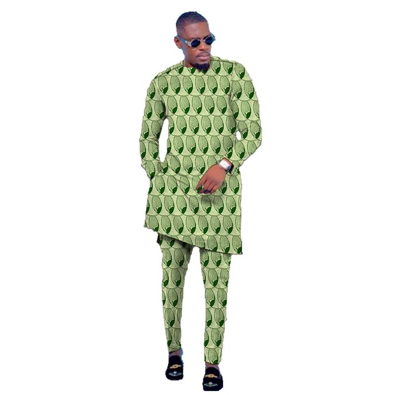 New Arrivals Men's Shirts+Trousers Dashiki Print Pant Sets Male Nigerian Fashion Customize African Groomsmars Outfit
New Arrivals Men's Shirts+Trousers Dashiki Print Pant Sets Male Nigerian Fashion Customize African Groomsmars Outfit