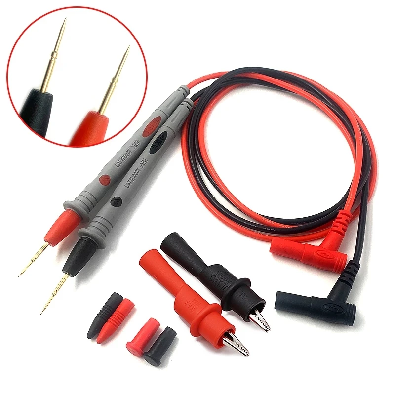 20A 2000V Probe Test Pin for Digital Multimeter Needle Tip Banana Plug Silicone Wire Probe Alligator Clip Screwdriver Transistor
20A 2000V Probe Test Pin for Digital Multimeter Needle Tip Banana Plug Silicone Wire Probe Alligator Clip Screwdriver Transistor
