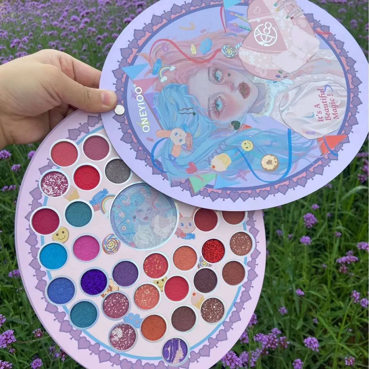 Magic Girl 38color Eyeshadow Palette Matte Pearl Eye Shadow High Pigmented Powder Pressed Glitter Eyeshadow Pallet Kawaii Korean 
Magic Girl 38color Eyeshadow Palette Matte Pearl Eye Shadow High Pigmented Powder Pressed Glitter Eyeshadow Pallet Kawaii Korean