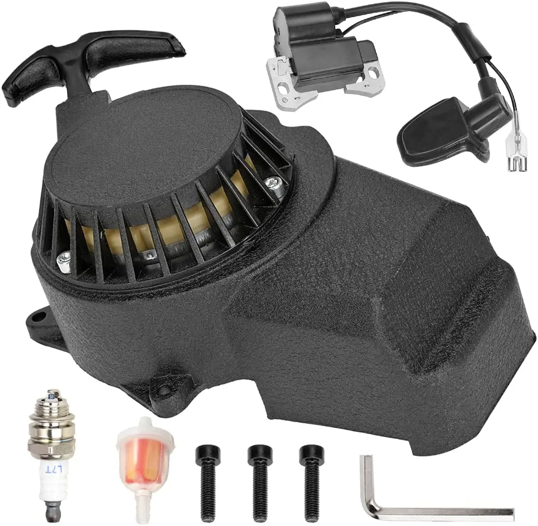 Alloy Easy Pull Recoil Starter Ignition Coil for 2 Stroke Engine 47 49cc taotao SSR Coolster ATV Quad Go kart Pit Dirt Pocket
Alloy Easy Pull Recoil Starter Ignition Coil for 2 Stroke Engine 47 49cc taotao SSR Coolster ATV Quad Go kart Pit Dirt Pocket