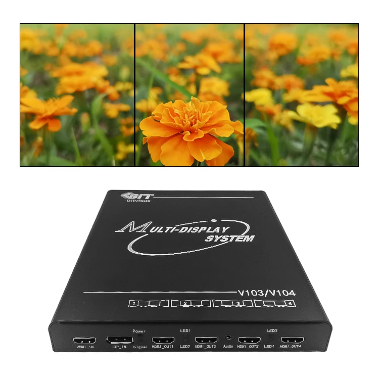 hot selling led lcd TV display splicing screen processor 1x4 hdmi command and control video wall
hot selling led lcd TV display splicing screen processor 1x4 hdmi command and control video wall