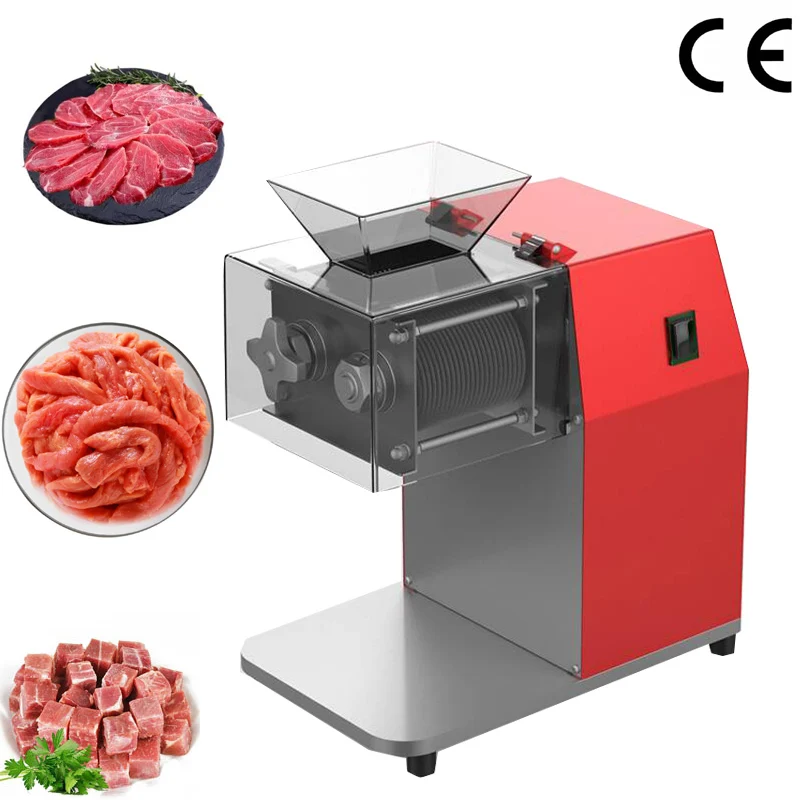 850W 250kg/H Commercial Desktop Meat Slicing Machine Kitchen Automatic Pork Beef Lamb Slicer Dicing Machine
850W 250kg/H Commercial Desktop Meat Slicing Machine Kitchen Automatic Pork Beef Lamb Slicer Dicing Machine