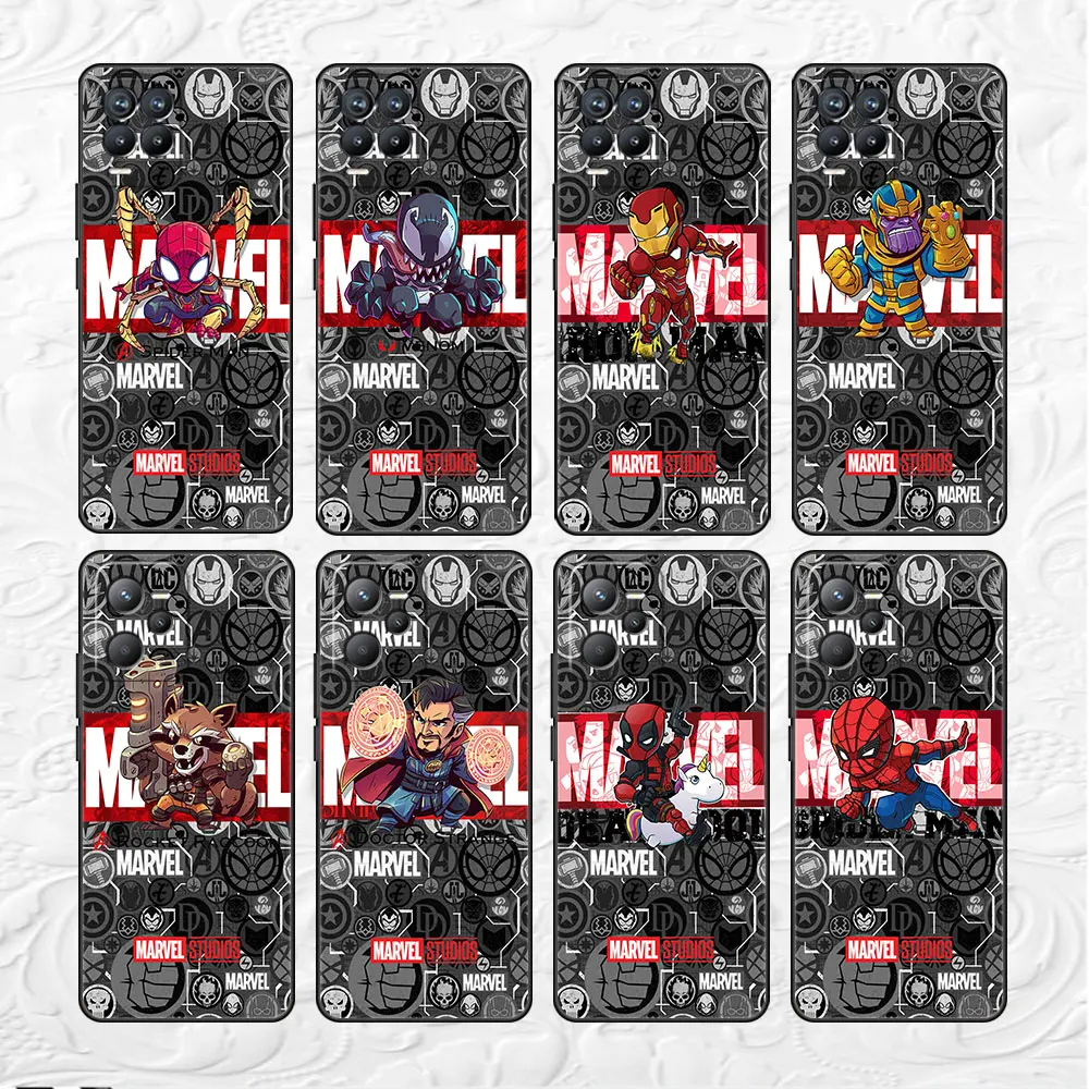Marvel Superheroes Case for Realme 8 6 7 Pro C21 C3 XT C21Y C15 C12 GT Master Neo2 Neo3 5 8i Black Soft Phone Silicone Cover
Marvel Superheroes Case for Realme 8 6 7 Pro C21 C3 XT C21Y C15 C12 GT Master Neo2 Neo3 5 8i Black Soft Phone Silicone Cover