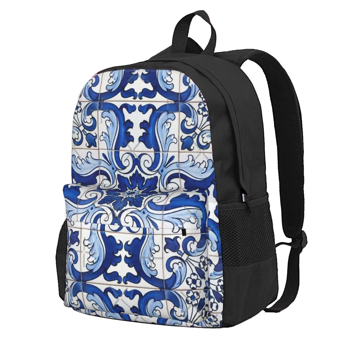 Antique Classic Lisbon Blue Azulejo Tile Floral Shoulder Bag,Backpack Retro Large Capacity Bag Gift Nice gift Customizable
Antique Classic Lisbon Blue Azulejo Tile Floral Shoulder Bag,Backpack Retro Large Capacity Bag Gift Nice gift Customizable