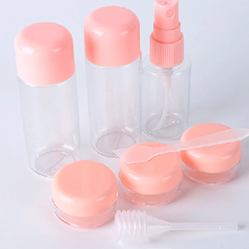 8pcs/set Portable Flight Travel Size Bottle Pack Liquid Containers Shampoo Cream Cosmetics Refilable Bottles Mini Container
8pcs/set Portable Flight Travel Size Bottle Pack Liquid Containers Shampoo Cream Cosmetics Refilable Bottles Mini Container