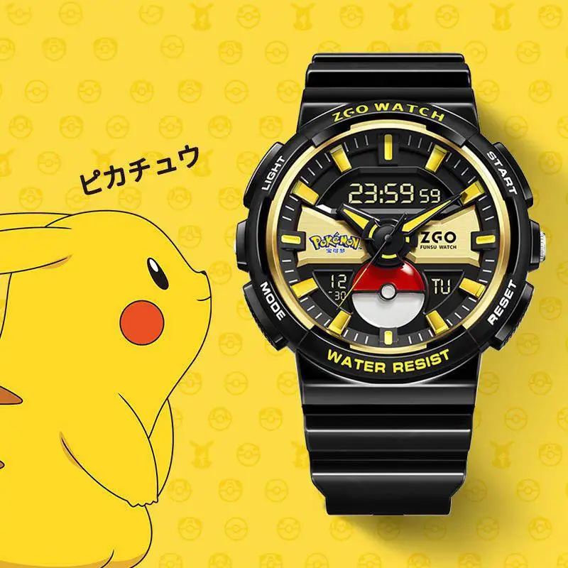Детские спортивные водонепроницаемые цифровые часы Pokemon Pikachu, светящиеся чувствительные противоударные часы с сопротивлением падению, подарок парню
Детские спортивные водонепроницаемые цифровые часы Pokemon Pikachu, светящиеся чувствительные противоударные часы с сопротивлением падению, подарок парню