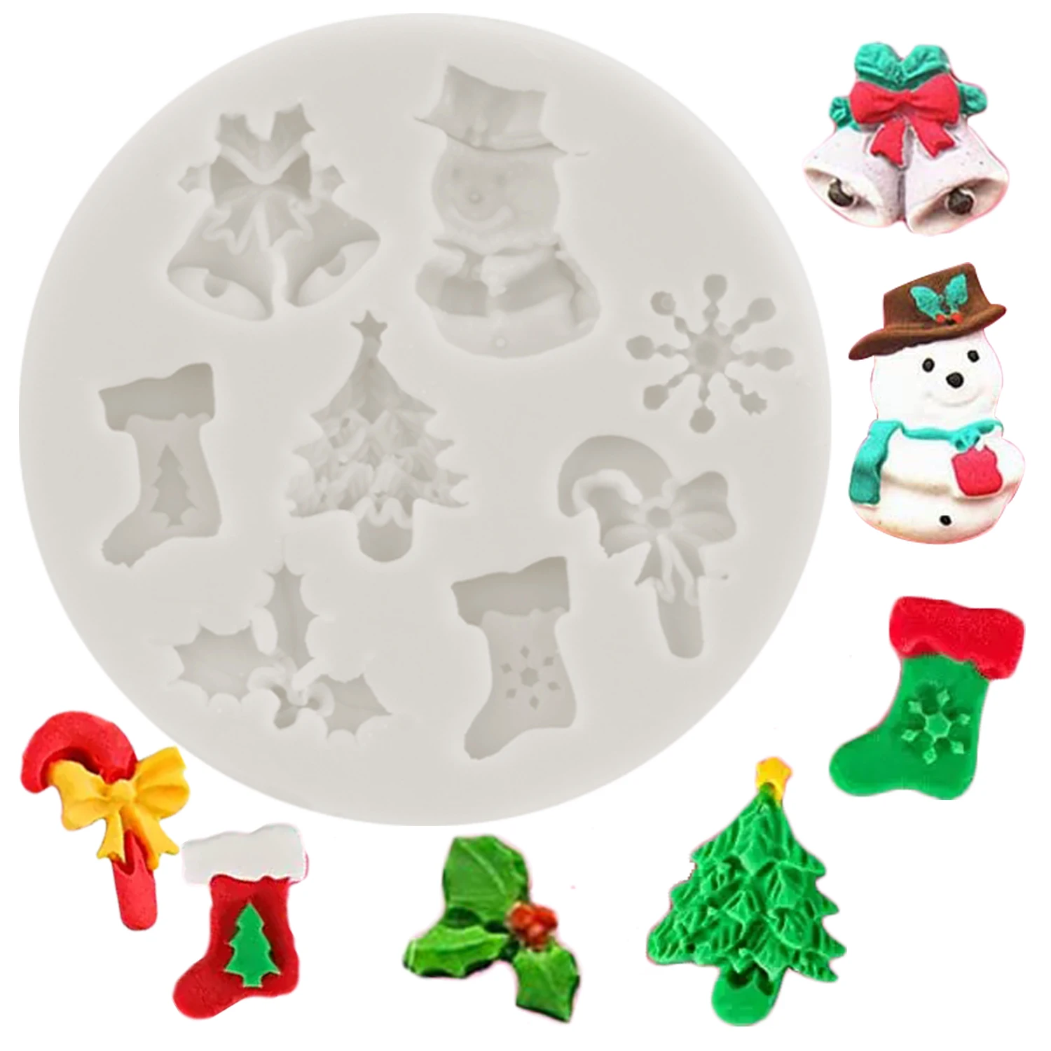 Силиконовые формы для выпечки Christmas Silicone Molds
Силиконовые формы для выпечки Christmas Silicone Molds
