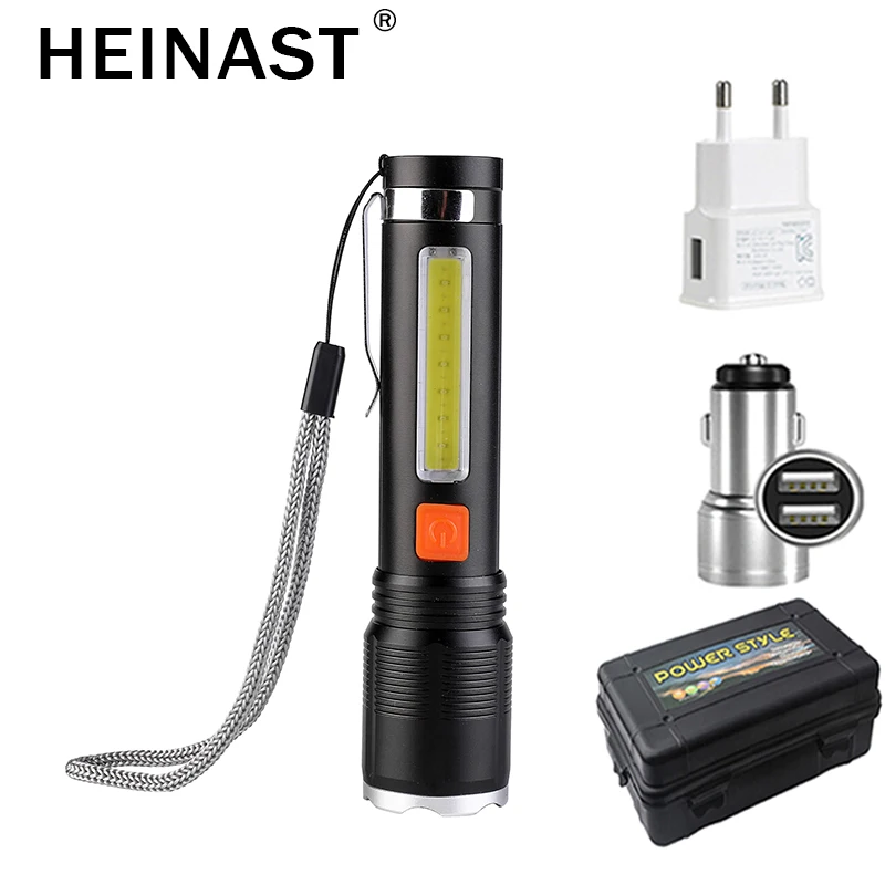The New P50+COB Red Warning The Flashlight with Four Gears USB Direct Charging Can Reduce and Enlarge Retractable Zoom
The New P50+COB Red Warning The Flashlight with Four Gears USB Direct Charging Can Reduce and Enlarge Retractable Zoom