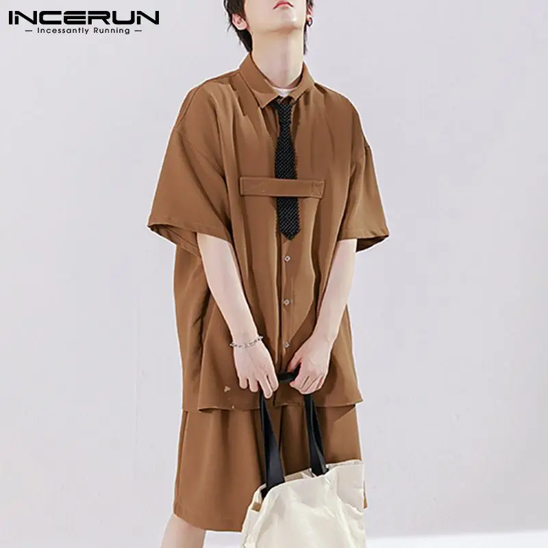 Fashion Casual Style New Men's Sets Short-sleeved Shirt Five-point Pants INCERUN Male Hot Sale Well Fitting Suits S-5XL INCERUN
Fashion Casual Style New Men's Sets Short-sleeved Shirt Five-point Pants INCERUN Male Hot Sale Well Fitting Suits S-5XL INCERUN