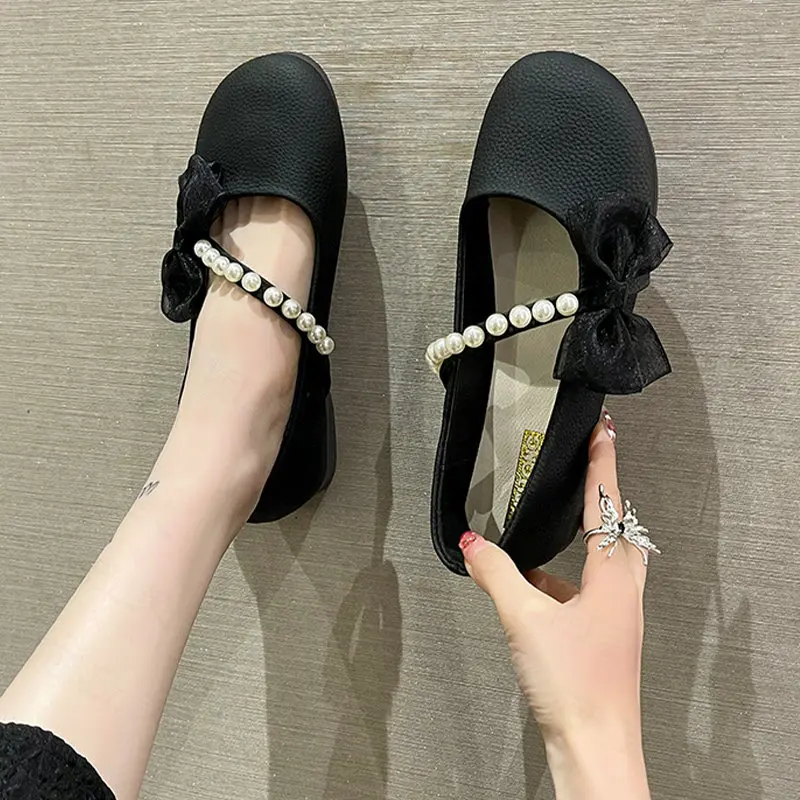 Лоферы в стиле "Лолита" с бантом, женская обувь, неглубокие шнурки, бисер, жемчуг, круглый носок, классические женские туфли, Весенняя Повседн...
Лоферы в стиле "Лолита" с бантом, женская обувь, неглубокие шнурки, бисер, жемчуг, круглый носок, классические женские туфли, Весенняя Повседн...