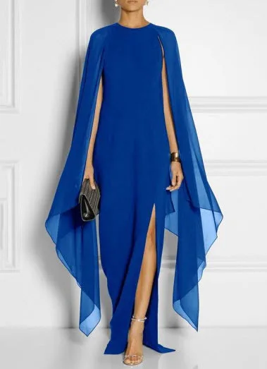 Gorgous Women Evening Party Dress Chiffon Patchwork Long Sleeve Loose Dress Ladies High Slit Solid Maxi Dress Vestidos
Gorgous Women Evening Party Dress Chiffon Patchwork Long Sleeve Loose Dress Ladies High Slit Solid Maxi Dress Vestidos