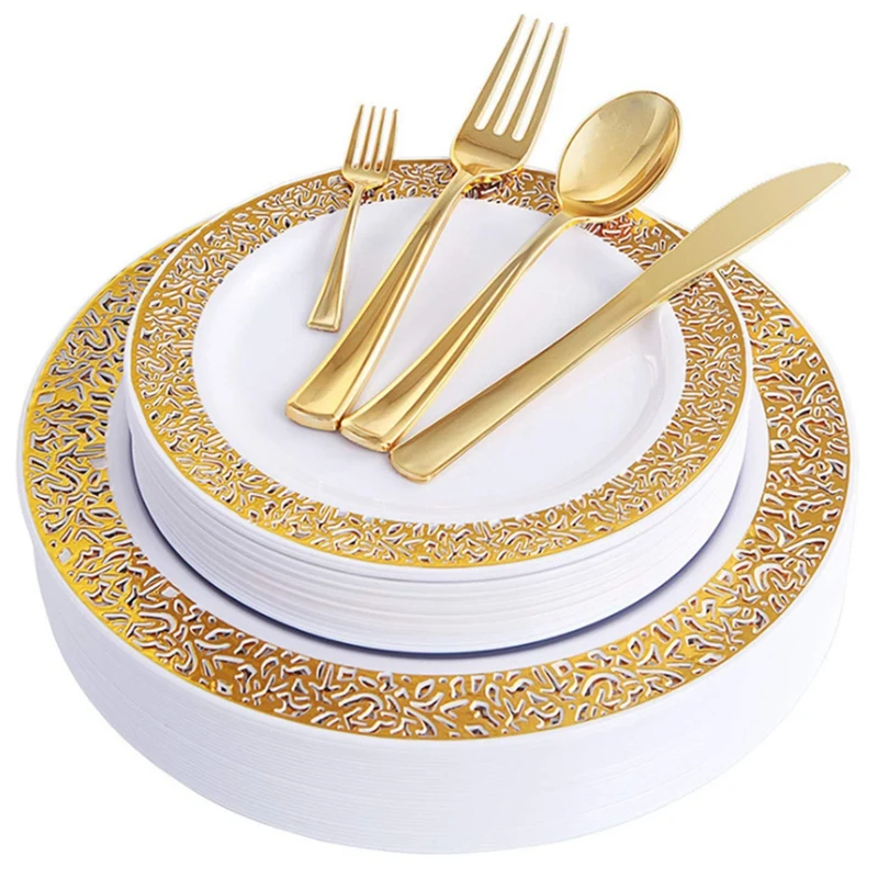 150Pcs Tableware Supplies,Paper Plate Cup Set Silverware,Plastic Fork Knife For Birthday Party ,Serve 25 Guest
150Pcs Tableware Supplies,Paper Plate Cup Set Silverware,Plastic Fork Knife For Birthday Party ,Serve 25 Guest