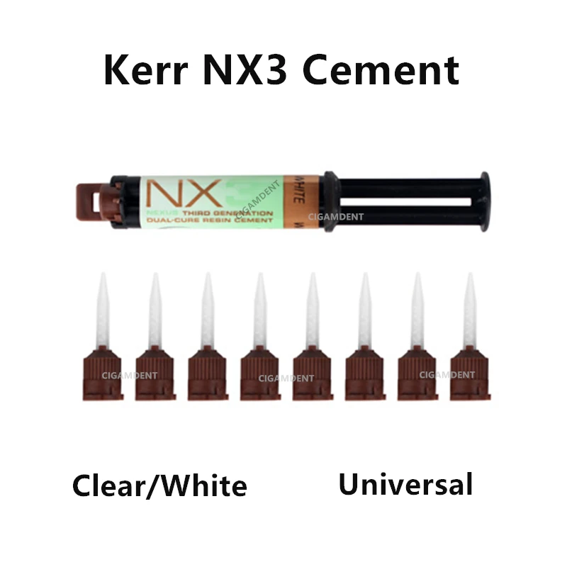 Kerr NX3 Dental Resin Cement Teeth Glue For Crown Veneer Automix Tips Dual Cure Composite Resin Universal Permanent Adhesive
Kerr NX3 Dental Resin Cement Teeth Glue For Crown Veneer Automix Tips Dual Cure Composite Resin Universal Permanent Adhesive
