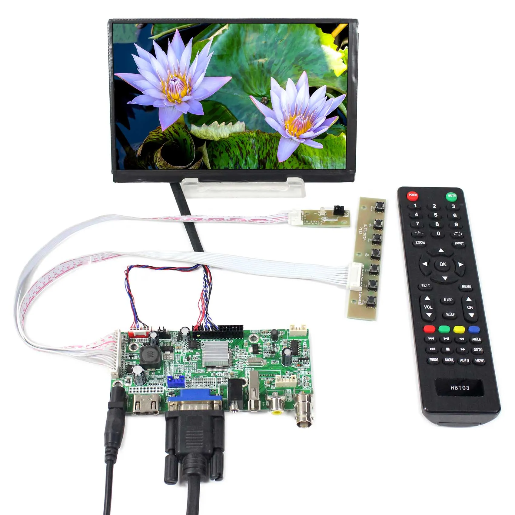 

7 inch N070ICG-LD1 1280X800 7" TFT-LCD Screen with HD-MI VGA+AV USB LCD Controller Board