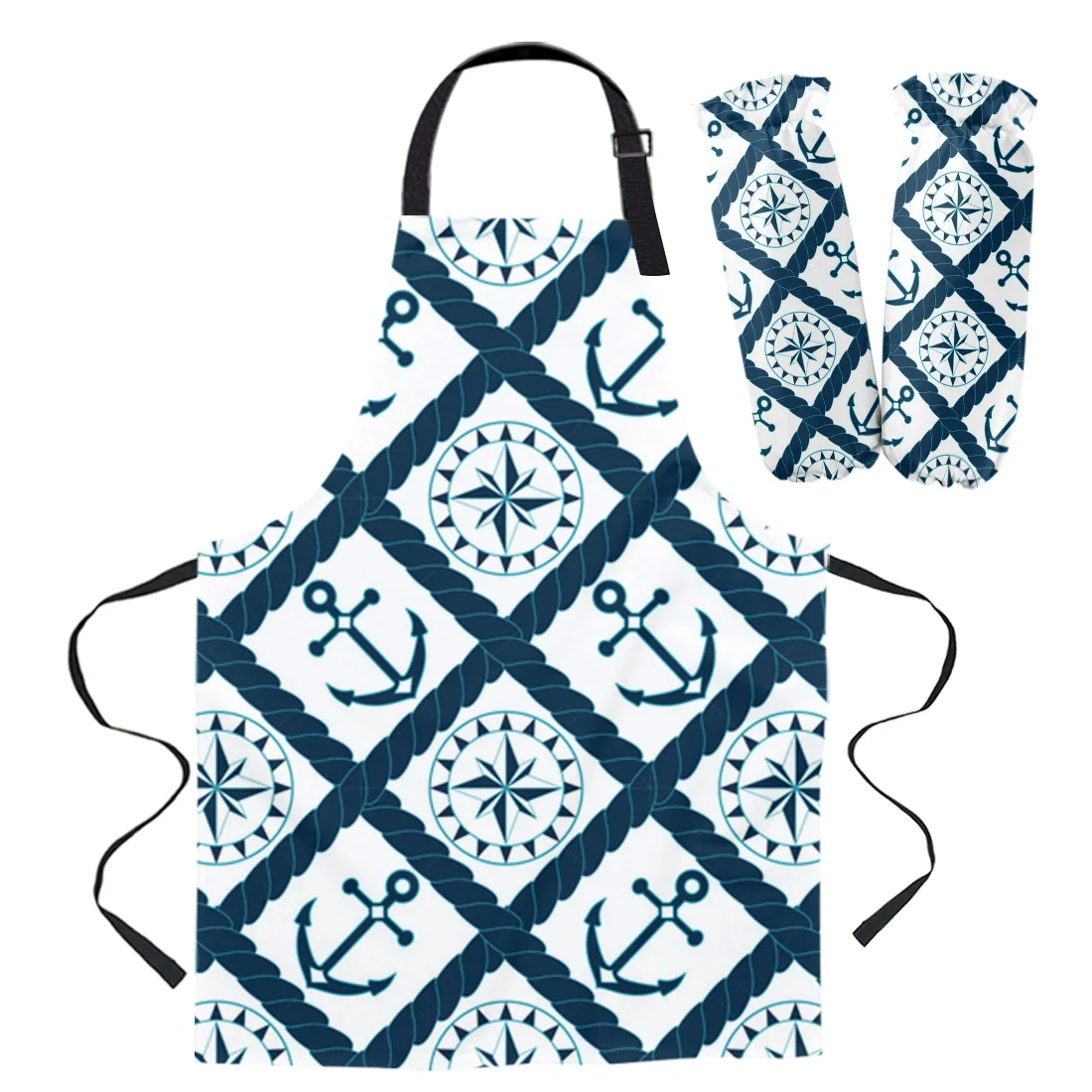 Anchor Rope Geometry Kitchen Aprons for Women Sleeveless Aprons for Cooking Home Cleaning Tools Chef Apron
Anchor Rope Geometry Kitchen Aprons for Women Sleeveless Aprons for Cooking Home Cleaning Tools Chef Apron