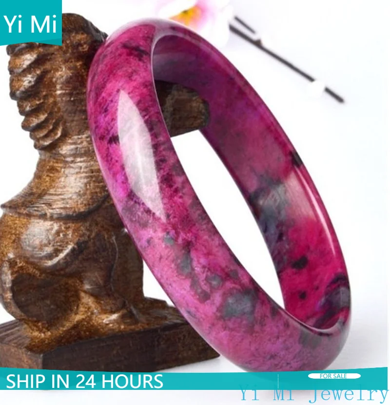 Natural Color Peach Blossom Jade Bracelet Fashion Women Jewelry Charm Round Jadeite Bangle Gift Jade Bracelet
Natural Color Peach Blossom Jade Bracelet Fashion Women Jewelry Charm Round Jadeite Bangle Gift Jade Bracelet