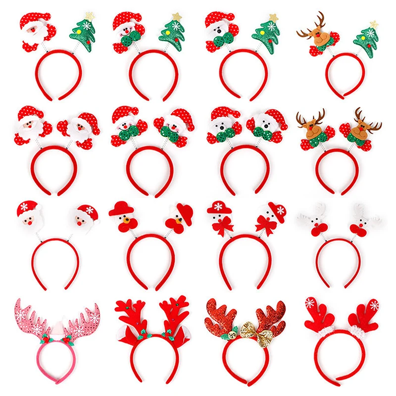 Рождественская повязка на голову, Осень-зима, милые Мультяшные головные уборы, снеговик, олень, бант, дерево, забавные праздничные красные аксессуары для волос, ювелирные изделия
Рождественская повязка на голову, Осень-зима, милые Мультяшные головные уборы, снеговик, олень, бант, дерево, забавные праздничные красные аксессуары для волос, ювелирные изделия