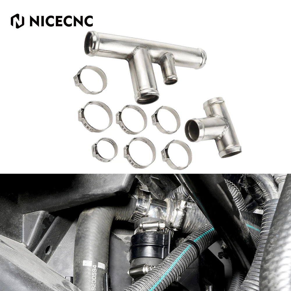 NICECNC UTV Stainless Steel Thermostat Delete Kit Cooler For Can-Am Maverick X3 Max R RR 4x4 XRC XMR DS Turbo DPS Accessories
NICECNC UTV Stainless Steel Thermostat Delete Kit Cooler For Can-Am Maverick X3 Max R RR 4x4 XRC XMR DS Turbo DPS Accessories