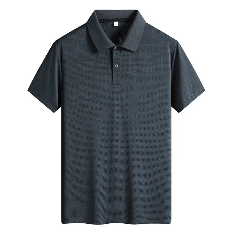 2022 Summer Men's Clothes High-end Ice Silk Polo Shirt Business Casual Solid Color Lapel Clothing for Male Men's Polo Shirt
2022 Summer Men's Clothes High-end Ice Silk Polo Shirt Business Casual Solid Color Lapel Clothing for Male Men's Polo Shirt