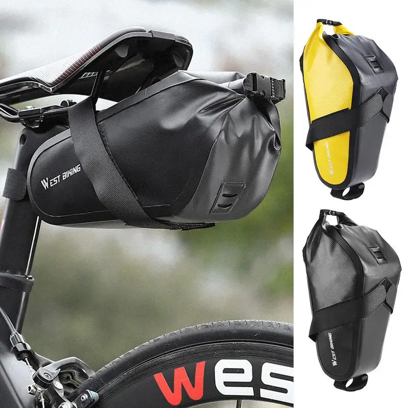 Bicycle Saddle Bag Waterproof Mountain Bike Saddle Storage Seat Rear Tool Pouch Bag Saddle Outdoor Cycling MTB Accessories 
Bicycle Saddle Bag Waterproof Mountain Bike Saddle Storage Seat Rear Tool Pouch Bag Saddle Outdoor Cycling MTB Accessories