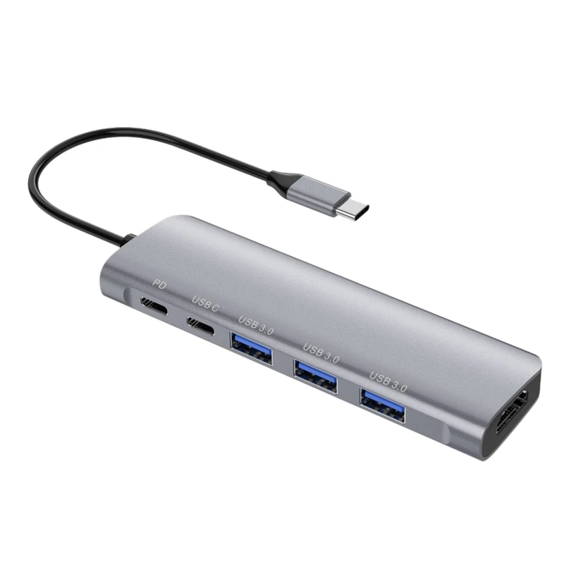 Док-станция 6-в-1 с портами USB 3,0 и HDMI, для мобильных телефонов Pro/Ipad Pro/Nintendo/Type-C
Док-станция 6-в-1 с портами USB 3,0 и HDMI, для мобильных телефонов Pro/Ipad Pro/Nintendo/Type-C