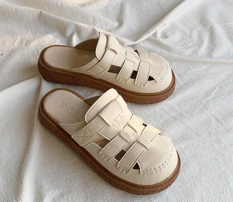 Mules For Women 2022 Slippers Casual Female Shoes Slides Low Cover Toe Luxury New Flat Rome Fabric Basic PU Hoof Heels Slippers
Mules For Women 2022 Slippers Casual Female Shoes Slides Low Cover Toe Luxury New Flat Rome Fabric Basic PU Hoof Heels Slippers