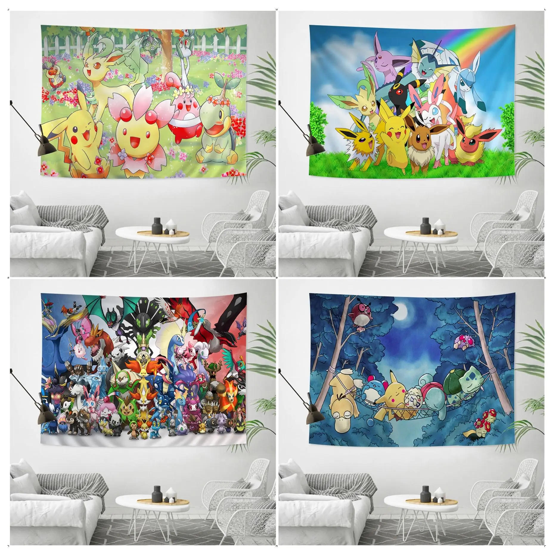 BANDAI Pokémon Colorful Tapestry Wall Hanging Indian Buddha Wall Decoration Witchcraft Bohemian Hippie Home Decor
BANDAI Pokémon Colorful Tapestry Wall Hanging Indian Buddha Wall Decoration Witchcraft Bohemian Hippie Home Decor