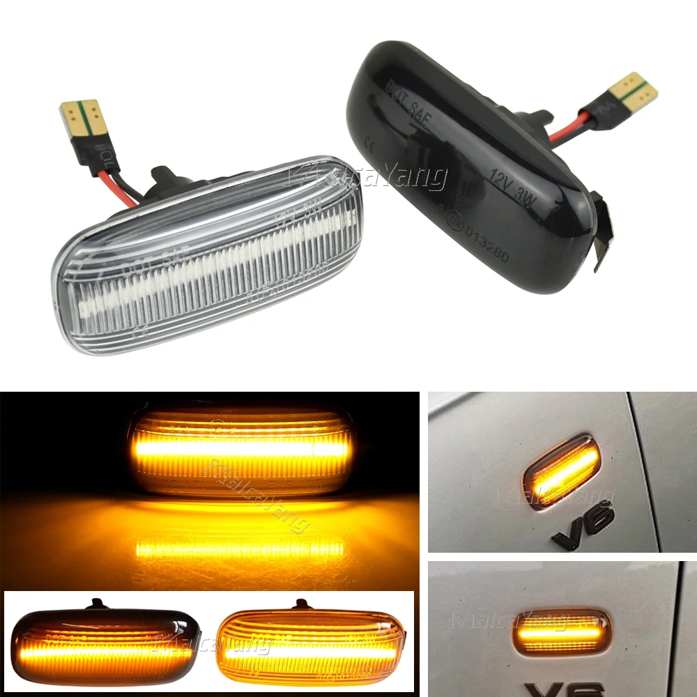 2x Car Front Wing Smoke Lens Dynamic Blinker LED Turn Signal Light For Audi A3 S3 8P A4 S4 RS4 B6 B7 B8 A6 S6 RS6 C5 C7
2x Car Front Wing Smoke Lens Dynamic Blinker LED Turn Signal Light For Audi A3 S3 8P A4 S4 RS4 B6 B7 B8 A6 S6 RS6 C5 C7