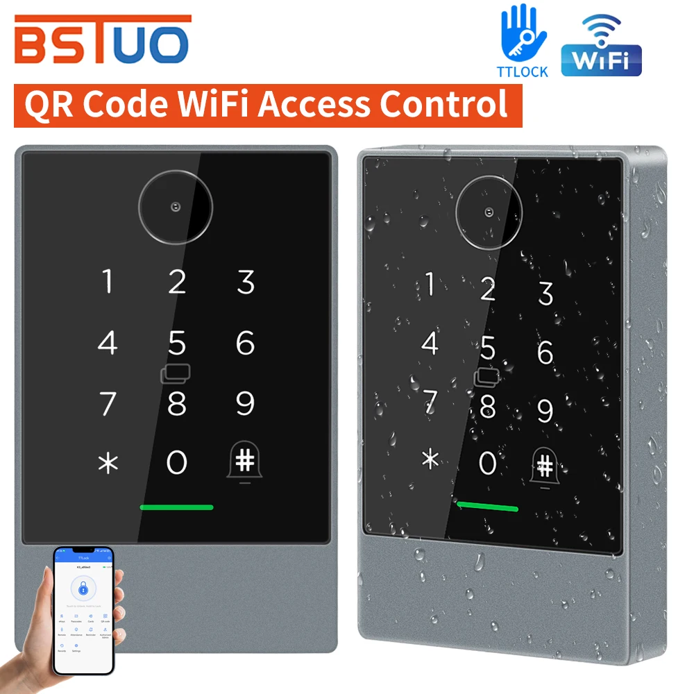 Приложение Wi-Fi, Bluetooth TTlock и TTHotel, клавиатура контроля доступа, сканер QR-кода, устройство чтения карт Qr-кода, водонепроницаемая работа с Alexa Google
Приложение Wi-Fi, Bluetooth TTlock и TTHotel, клавиатура контроля доступа, сканер QR-кода, устройство чтения карт Qr-кода, водонепроницаемая работа с Alexa Google