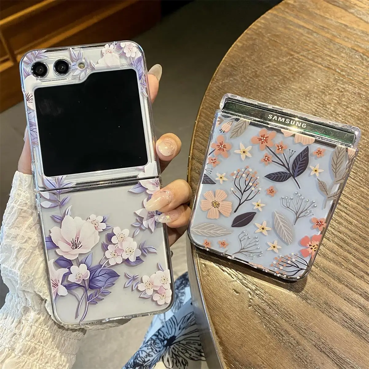 For Samsung Galaxy Z Flip 5 4 3 Case Flower Leave Bracelet Transparent Folding Shockproof Protection Hard Back Cover Accessories
For Samsung Galaxy Z Flip 5 4 3 Case Flower Leave Bracelet Transparent Folding Shockproof Protection Hard Back Cover Accessories