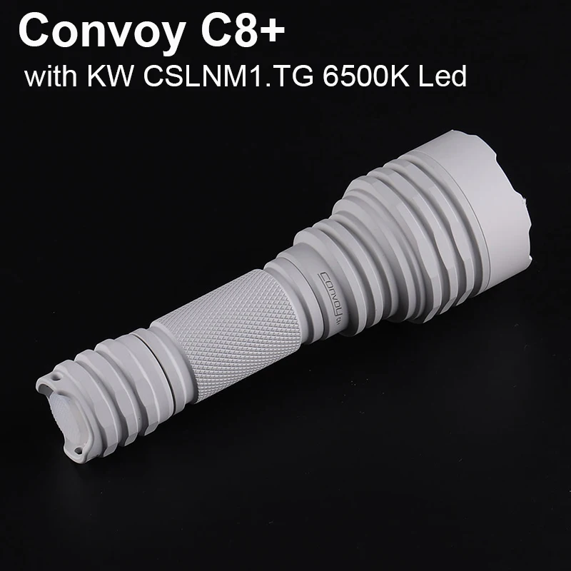 

Convoy C8 Plus Led Flashlight with KW CSLNM1.TG 6500K Portable Torch Mao Flash Light Camping Fishing Police 18650 Cycling Lamp