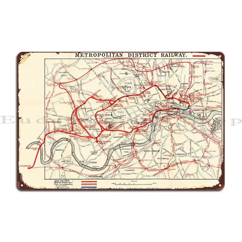 Metropolitan Railway Metal Sign Wall Decor Rusty Living Room Classic Iron Tin Sign Poster
Metropolitan Railway Metal Sign Wall Decor Rusty Living Room Classic Iron Tin Sign Poster