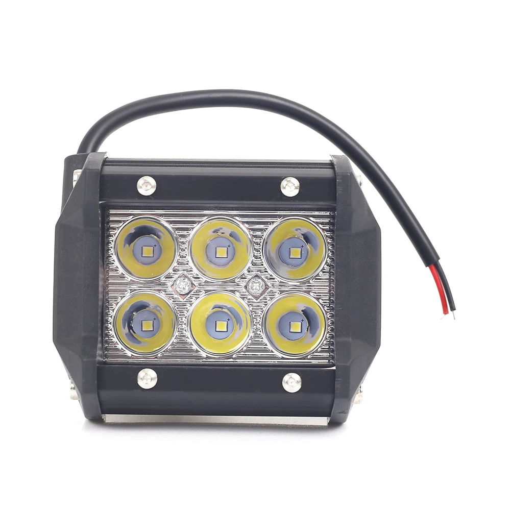 For Car Motorcycle ATV Truck 18W Car LED Work Light DC10-30V 6LED Off-Road Driving Light Double Row Flood Spot Light Bar 2PCS
For Car Motorcycle ATV Truck 18W Car LED Work Light DC10-30V 6LED Off-Road Driving Light Double Row Flood Spot Light Bar 2PCS