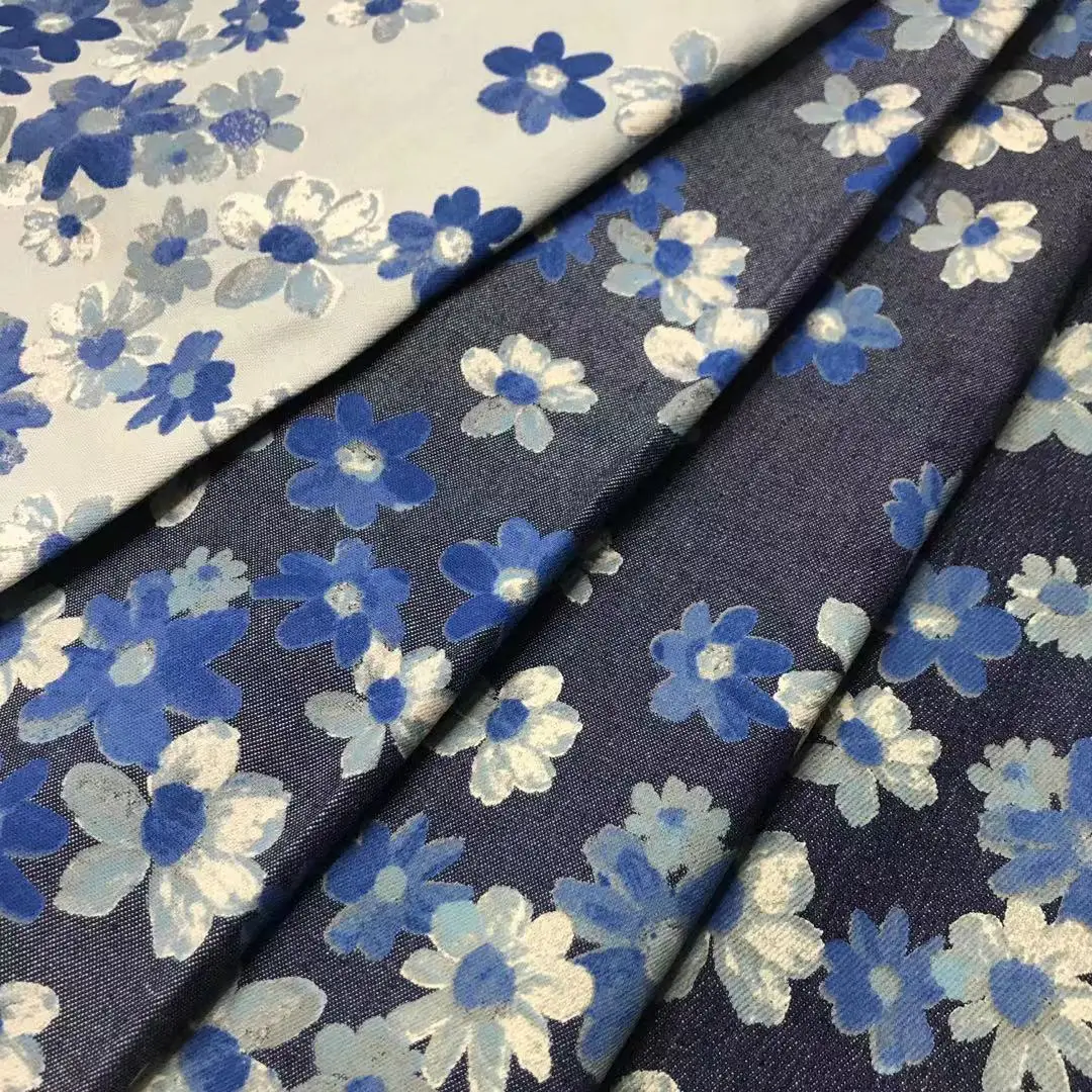 Blue Daisy Discharge Print Craft Denim Fabric DIY Handmade Fashion Dress Shirt Shoes Bag Hat Fabric
Blue Daisy Discharge Print Craft Denim Fabric DIY Handmade Fashion Dress Shirt Shoes Bag Hat Fabric