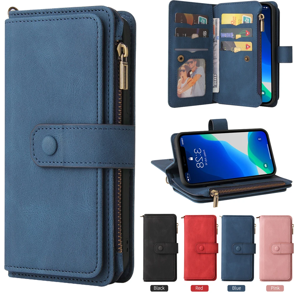 For Samsung A53 5G Multi Card Slot Zipper Wallet Leather Case for Galaxy A23 Case A73 A 33 14 13 04 A04s A53 A03 Core Flip Cover
For Samsung A53 5G Multi Card Slot Zipper Wallet Leather Case for Galaxy A23 Case A73 A 33 14 13 04 A04s A53 A03 Core Flip Cover