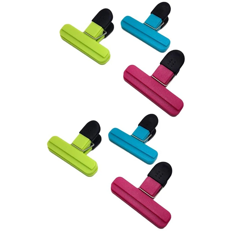 6Pcs/Set Chip Bag Clips Food Clip Plastic Heavy Duty Air Tight Sealing Grip For Coffee Potato Food Bags
6Pcs/Set Chip Bag Clips Food Clip Plastic Heavy Duty Air Tight Sealing Grip For Coffee Potato Food Bags