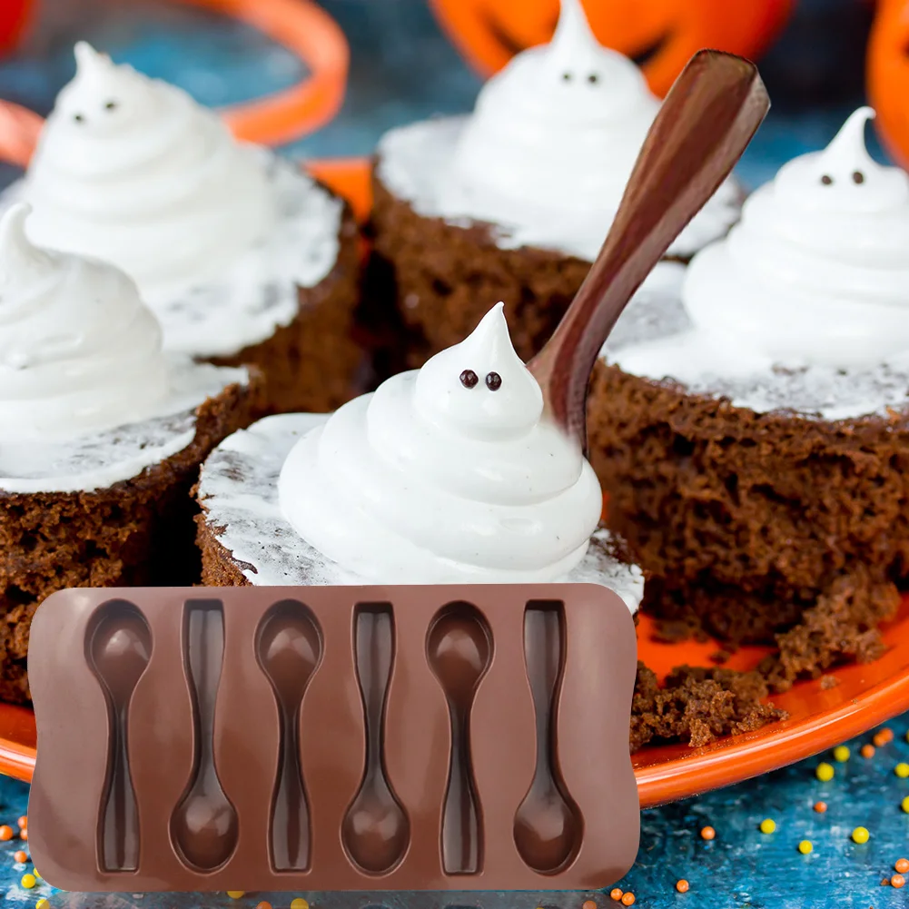 Practical Chocolate Mold Reusable Silicone Spoon-shape DIY Biscuit Cake Jelly Candy Ice Mold Kitchen Baking Tools
Practical Chocolate Mold Reusable Silicone Spoon-shape DIY Biscuit Cake Jelly Candy Ice Mold Kitchen Baking Tools