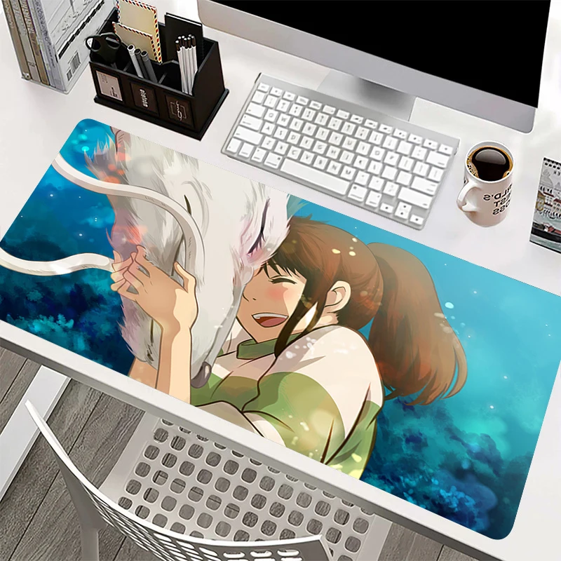 Anime Spirited Away Kawaii Mousepad girl pad Hayao Miyazaki Mouse pad Large Mouse Mat Desk Pads Edge Locking Keyboard Pad 
Anime Spirited Away Kawaii Mousepad girl pad Hayao Miyazaki Mouse pad Large Mouse Mat Desk Pads Edge Locking Keyboard Pad