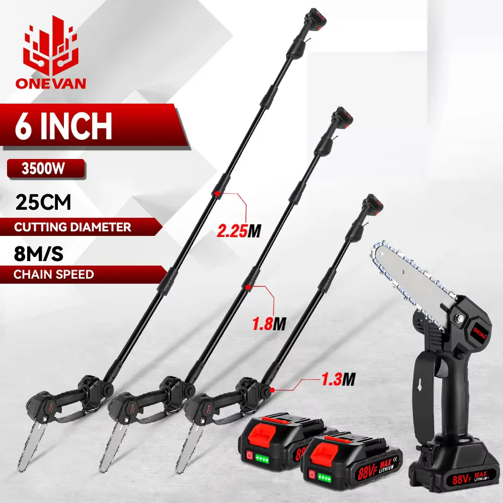 ONEVAN 3500 Вт телескопическая электрическая бензопила
ONEVAN 3500 Вт телескопическая электрическая бензопила